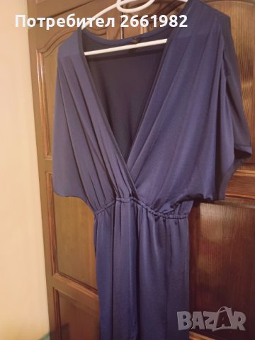 Тъмносиня рокля / туника, снимка 1