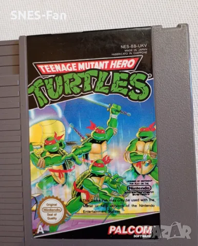 Teenage Mutant Hero Turtles NES, снимка 2 - Игри за Nintendo - 49376865