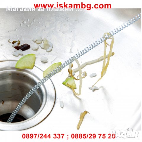 Спирала за отпушване на канали 3 метра - код 1802, снимка 5 - Железария - 28529379