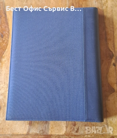 папка за документи класьор с 4 ринга син с цип кожа с полиестер Марксман Marksman А4 , снимка 9 - Ученически пособия, канцеларски материали - 52554618