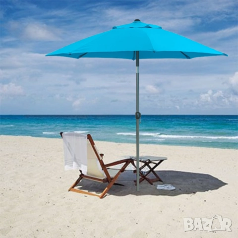 Градински чадър Muhler U5060 – Елегантна защита от слънцето във вашата градина, снимка 3 - Други стоки за дома - 52105990