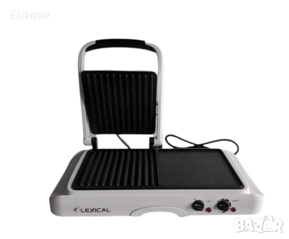 Грил преса и скара 3 в 1 Lexical LSM-2550-1; 2 години гаранция, снимка 2 - Скари - 52870974