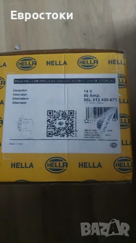 Генератор HELLA 8EL 012 428-871 14волт, 90А, Ø 65 mm , снимка 8 - Части - 48262554