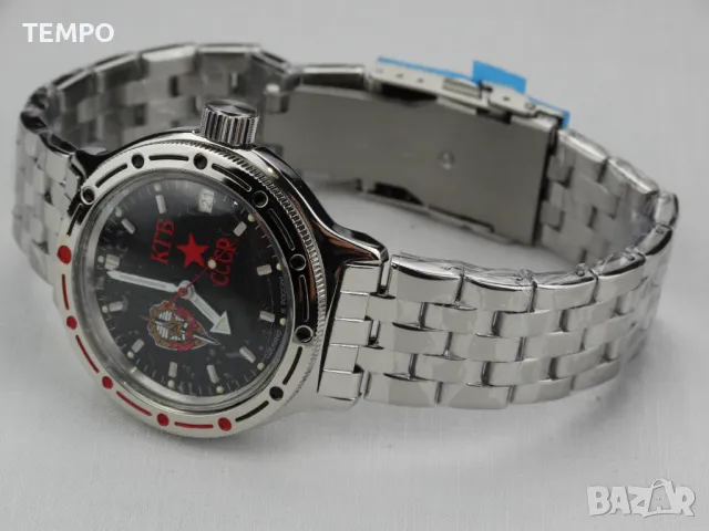 ВОСТОК АМФИБИЯ АВТОМАТИЧЕН- "КГБ" ref: 420457, снимка 2 - Мъжки - 43232648