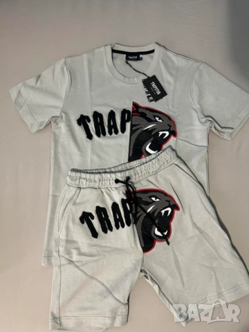 Trapstar спортен екип РАЗПРОДАЖБА Трапстар Сив Екип Памук