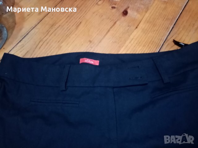 S'Oliver дамски черен панталон, днес  8. 90 лв, снимка 1 - Панталони - 28529093