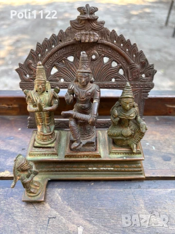 Индийска месингова фигура/статуя, снимка 2 - Колекции - 50704303