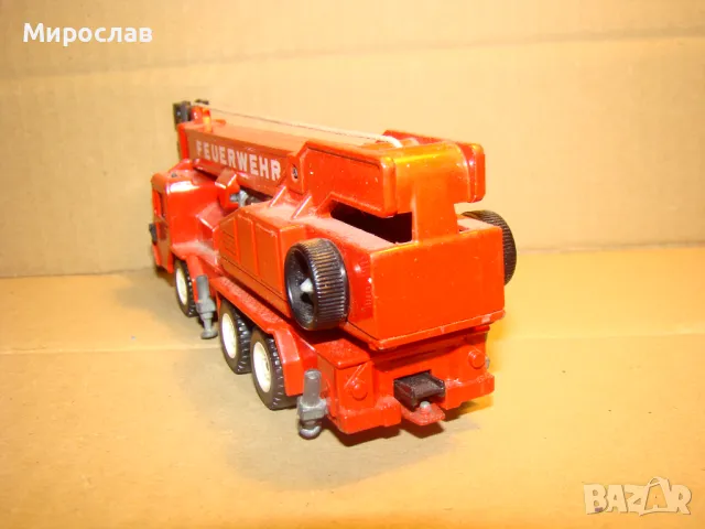 1:48 SIKU FAUN КРАН ПОЖАРНА КОЛИЧКА ИГРАЧКА МОДЕЛ, снимка 4 - Колекции - 48814474