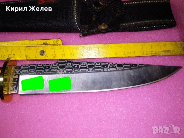 Columbia JinLang Company USA SABER SA23 КРАСИВ СТИЛЕН МАРКОВ ЗДРАВ ЛОВЕН НОЖ с КАНИЯ 26269, снимка 5 - Ножове - 44009791