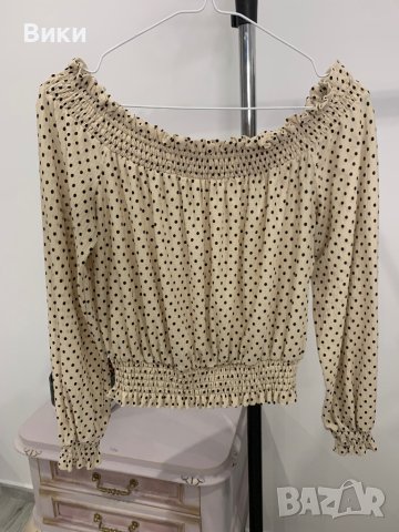 Блуза в размер S - М, снимка 8 - Блузи с дълъг ръкав и пуловери - 44096585