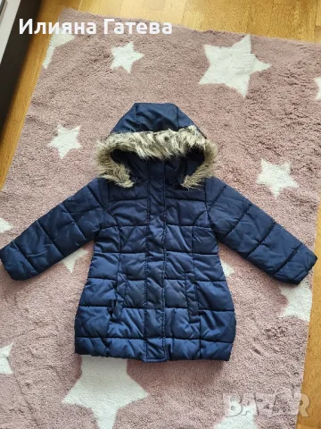 Зимно яке за момиче H&M 4-5г, снимка 1
