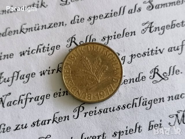 Монета - Германия - 10 пфенига | 1977г.; серия J, снимка 2 - Нумизматика и бонистика - 29077345