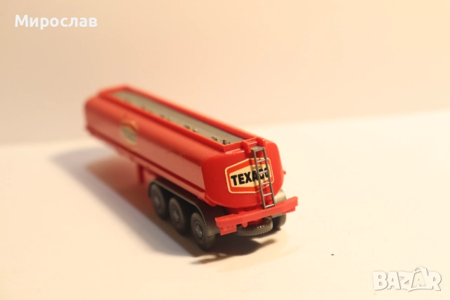 WIKING H0 1/87 TEXACO ЦИСТЕРНА РЕМАРКЕ КАМИОН МОДЕЛ, снимка 5 - Колекции - 52489722