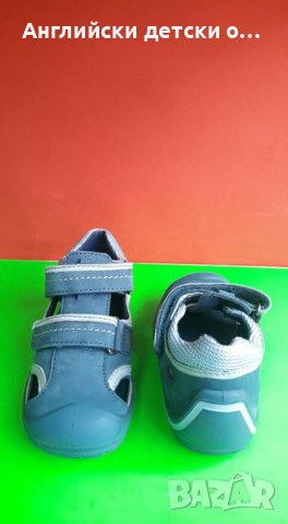 Английски детски сандали естествена кожа , снимка 5 - Детски сандали и чехли - 36990409