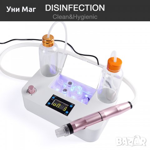 Мини водно дермабразио, за лице, акне, черни точки, пори, вакуум за лице, снимка 8 - Козметични уреди - 37268676