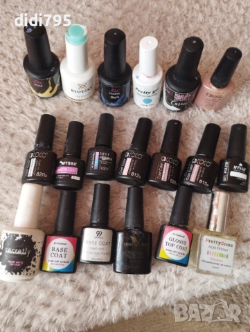 Гел лакове, снимка 2 - Педикюр и маникюр - 53433163