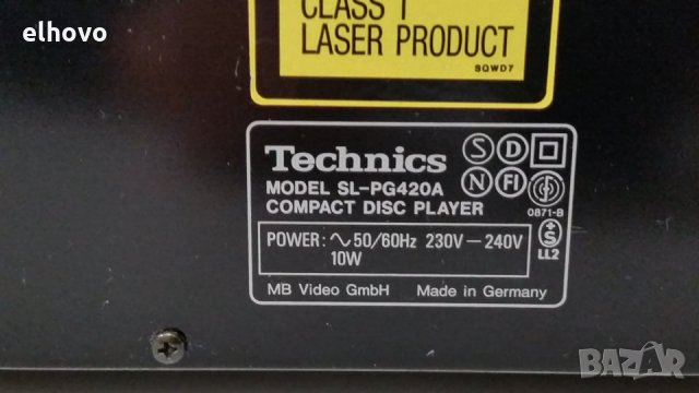 CD player Technics SL-PG 420A, снимка 8 - MP3 и MP4 плеъри - 28308566