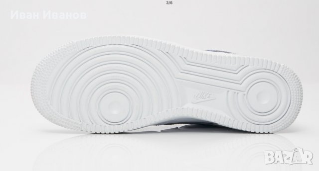 маратонки Nike Air FORCE 1 07 'White Purple' номер 37,5-38, снимка 4 - Маратонки - 39865499