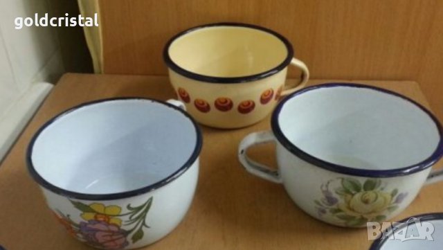 емайлирани купички чаши, снимка 4 - Антикварни и старинни предмети - 23915635