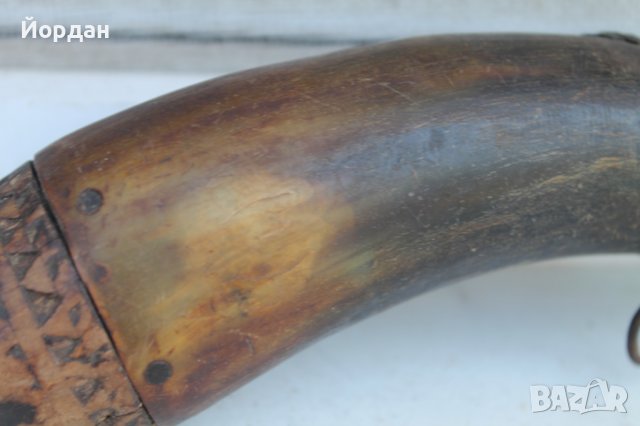 Барутница за кремъчно оръжие , снимка 3 - Антикварни и старинни предмети - 37244428