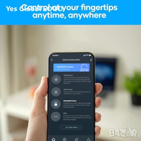 AGSHOME WiFi домашна аларма 120dB с датчици, снимка 6 - Друга електроника - 53430710
