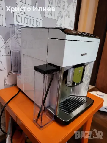 Кафеавтомат Siemens EQ 500 Бяла Кафемашина Сименс Каферобот с кана за мляко, снимка 13 - Кафемашини - 47444544