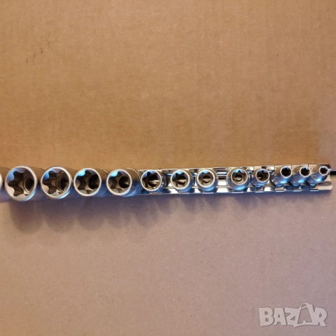 LASER TOOLS 3/8 и 1/2 13броя вложки тип вътрешна звезда E5-E24, снимка 5 - Други инструменти - 52985319