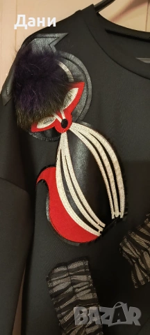 Дамска туника с асиметрични ръкави, снимка 4 - Туники - 53064593