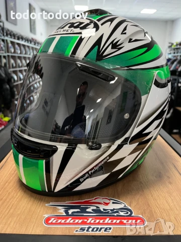 Мото каска ARAI CHASER red/white, S 55-56 см.перфектно състояние, снимка 1