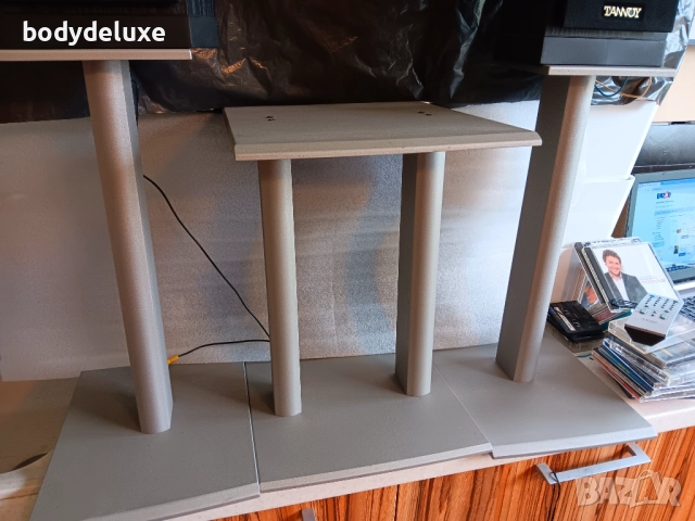 дървени стойки за тонколони и аудио системи, снимка 5 - Тонколони - 52221989