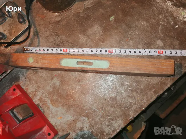 Продавам стар дървен нивелир, снимка 1