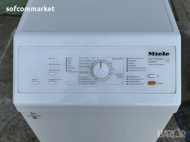Пералня с горно зареждане Miele W668f | 6 kg | A+++| 1200 оборота
