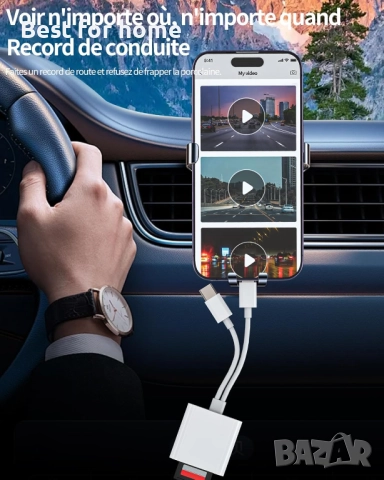 Четец за SD карти за iPhone, снимка 6 - Друга електроника - 52613364