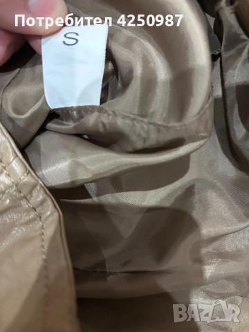 Дамско кожено яке, снимка 4 - Якета - 52124452