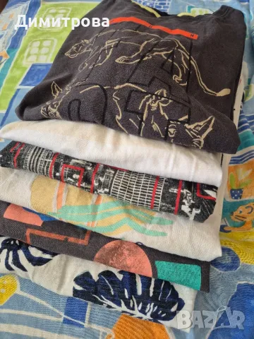 Намалени! 11 броя тениски за момче - 12-13 години