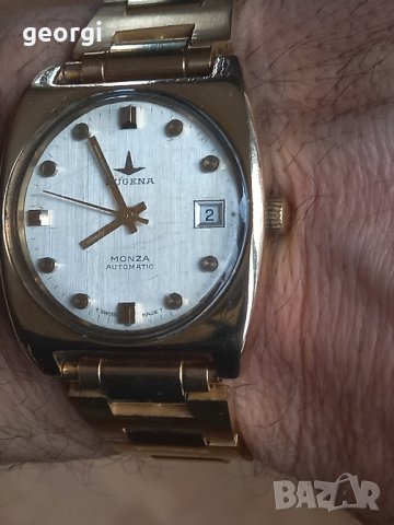 позлатен швейцарски часовник Dugena monza automatic 25 jewels, снимка 12 - Мъжки - 44094434