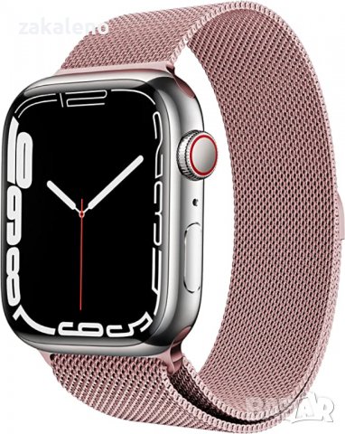 Метална верижка каишка Apple Watch 2/3/4/5/6/7/SE 38/40/41/42/44/45, снимка 9 - Аксесоари за Apple - 37765559
