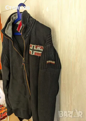 NAPAPIJRI - плетена жилетка - като нова, снимка 4 - Блузи - 48487275