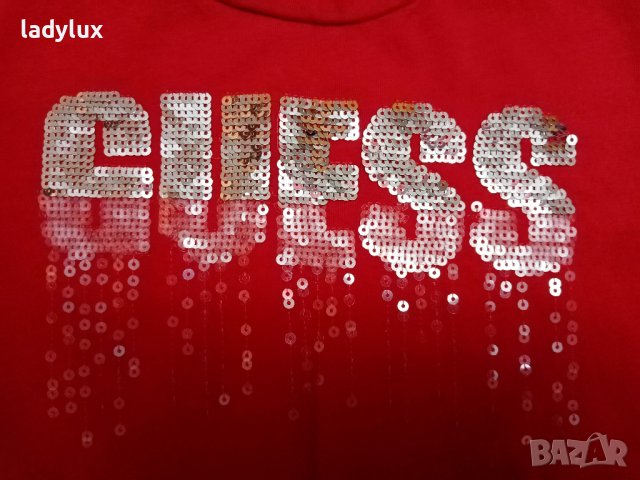 GUESS, Оригинална Тениска, Размер S. Код 2073, снимка 6 - Тениски - 43258566