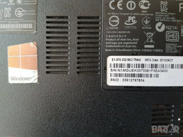 Лаптоп Acer E1-570 - на части, снимка 5 - Части за лаптопи - 28232027