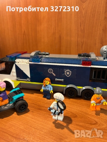 Лего Lego полицейски камион лаборатория на полицията, снимка 5 - Образователни игри - 50575454