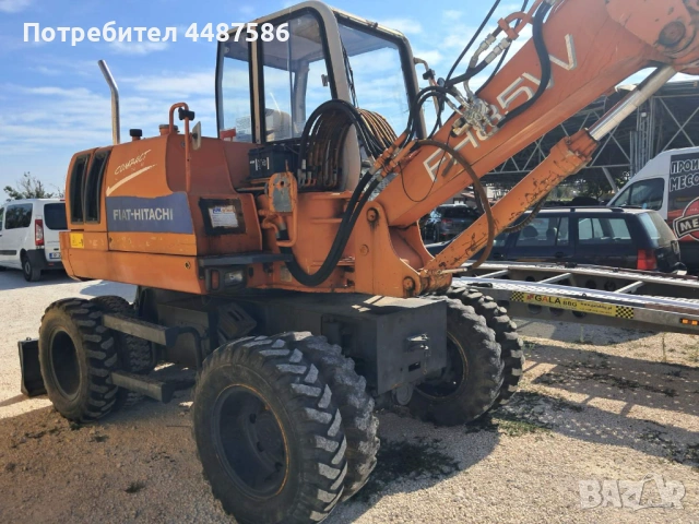 Употребяван ротационен колесен багер FIAT-HITACHI FH85 W, снимка 15 - Индустриална техника - 53204423