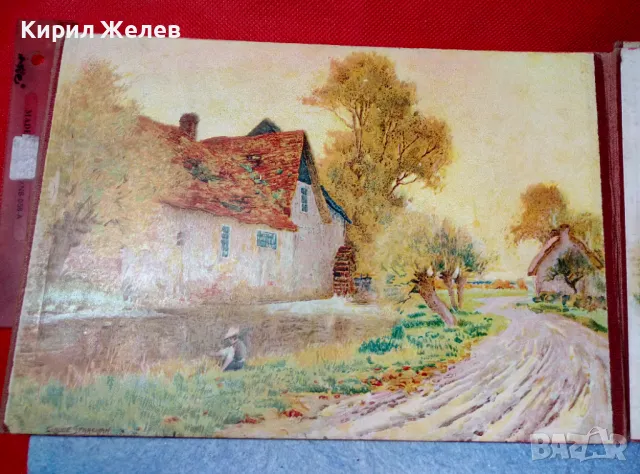 Стар ХУДОЖЕСТВЕН АЛБУМ ДИПЛЯНКА с МНОГО ЦВЕТНИ РЕПРОДУКЦИИ ЛИТОГРАФИИ на КЛАСИЧЕСКИ КАРТИНИ 47608, снимка 7 - Картини - 47920359