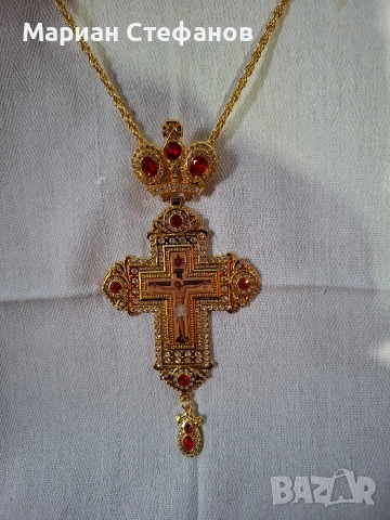 Свещенически Кръст нагръден, снимка 8 - Колиета, медальони, синджири - 48400076