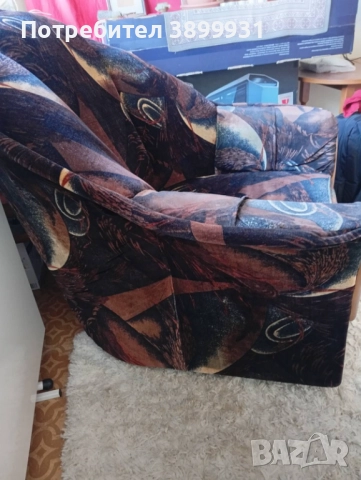 Фотьойл - Много здрав, плътен и удобен, снимка 3 - Дивани и мека мебел - 52800933