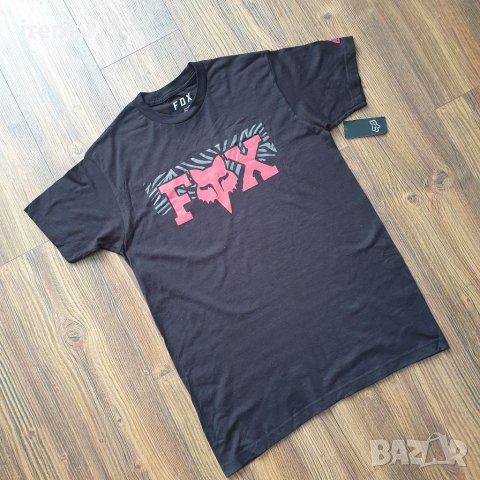 Страхотна мъжка тениска FOX  размер M ,нова с етикет, снимка 2 - Тениски - 32899138
