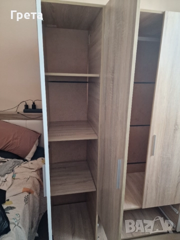 Гардероб четирикрилен 150 лв и   надстройка , снимка 6 - Гардероби - 46499220