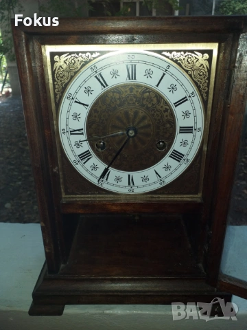 СТАР НЕМСКИ КАМИНЕН ЧАСОВНИК -WURTTEMBERG- КОЛЕКЦИОНЕРСКИ, снимка 2 - Антикварни и старинни предмети - 53512583