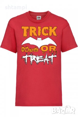 Детска тениска Trick Or Treat 1,Halloween,Хелоуин,Празник,Забавление,Изненада,Обичаи,, снимка 3 - Детски тениски и потници - 38155684