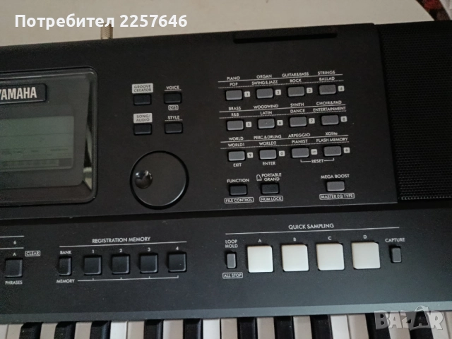 YAMAHA PSR E 473, снимка 3 - Пиана - 51939719